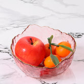 UMAI Borosilicate Glass Salad Bowls (670ml) | Serving Platter | Snack Serving Bowl | Fancy Salad Bowl | Glass Serving Bowls | Decoration Items for Home Decor | Kitty Party Return Gifts | Diwali Gift